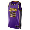 Dres Los Angeles Lakers Rui Hachimura 28 Jordan 2022-23 Statement Edition Ljubičasta Swingman